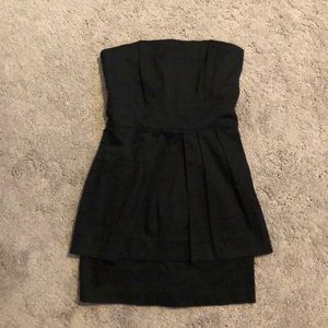 Guess black strapless mini dress size small